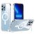 iPhone 13 Mágneses Tok - Joyroom Defender - MagSafe, Támaszték - Átlátszó