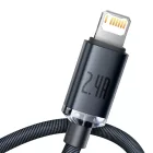 Baseus Crystal Shine USB-A - Lightning Kábel - 2m 2.4A - Fekete