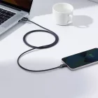 Baseus Crystal Shine USB-A - Lightning Kábel - 2m 2.4A - Fekete