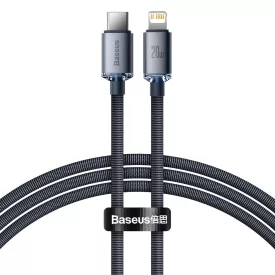   Baseus Crystal Shine USB-C - Lightning Kábel - 1.2m 20W - Fekete