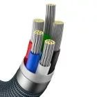 Baseus Crystal Shine USB-C - Lightning Kábel - 1.2m 20W - Fekete