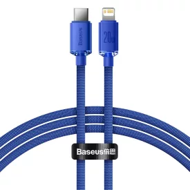   Baseus Crystal Shine USB-C - Lightning Kábel - 1.2m 20W - Kék