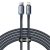 Baseus Crystal Shine USB-C - Lightning Kábel - 2m 20W - Fekete