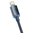 Baseus Crystal Shine USB-C - Lightning Kábel - 2m 20W - Fekete