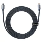 Baseus Crystal Shine USB-C - Lightning Kábel - 2m 20W - Fekete