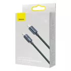 Baseus Crystal Shine USB-C - Lightning Kábel - 2m 20W - Fekete