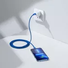 Baseus Crystal Shine USB-C - Lightning Kábel - 2m 20W - Kék