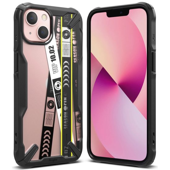 iPhone 13 Mini Tok - Ringke Fusion X Design - Ticket Band