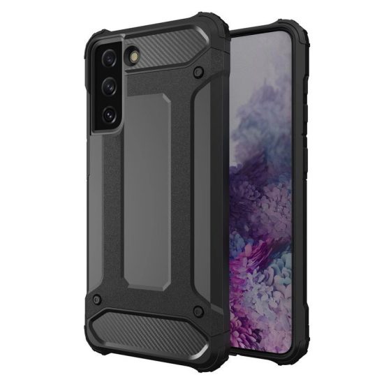 Samsung Galaxy S22+ Plus Tok - Hybrid Armor Case - Fekete