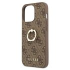 iPhone 13 / 13 Pro Tok - Guess 4G Ring - Barna