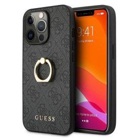 iPhone 13 / 13 Pro Tok - Guess 4G Ring - Szürke iPhone 13 / 13 Pro Tok - Guess 4G Ring - Szürke