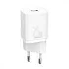 Baseus Super Si Hálózati Gyorstöltő 25W - USB-C - Fehér
