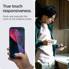 iPhone 13 / 13 Pro / 14 /16e / 17e Kijelzővédő Üvegfólia - Spigen Glas.tR EZ Fit Privacy x 2 db