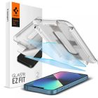 iPhone 13 / 13 Pro / 14 / 16e / 17e Kijelzővédő Üvegfólia - Spigen Glas.tR EZ Fit AntiBlue x 2 db