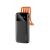 Dudao K6Pro Power Bank 10000mAh - USB + USB-C + Lightning + Micro Kábellel - Fekete