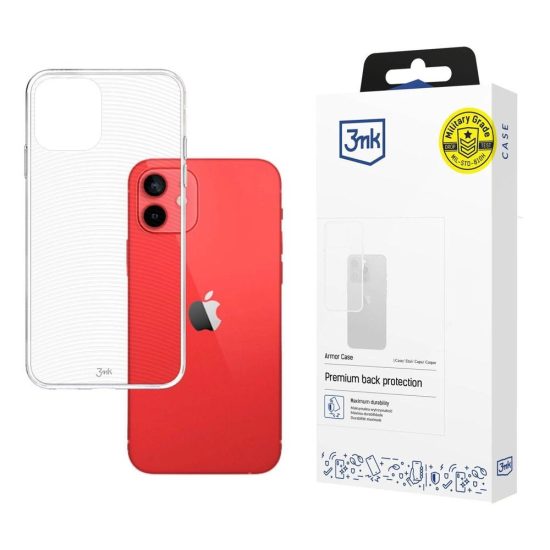 iPhone 12/12 Pro Tok - 3mk Armor Case - Átlátszó