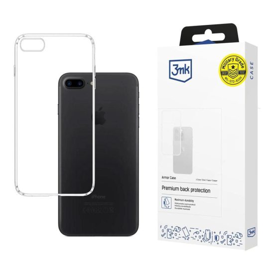 iPhone SE 2022 Tok - 3mk Armor Case - Átlátszó