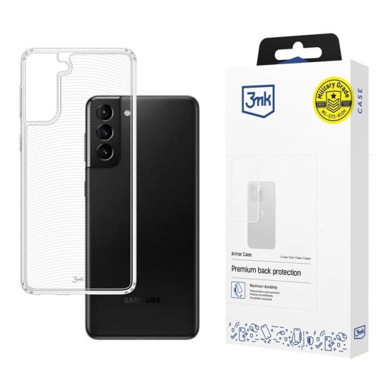 Samsung Galaxy S21 Tok - 3mk Armor Case - Átlátszó