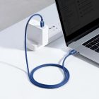 Baseus Crystal Shine USB-C - USB-C Kábel - 1.2m 5A 100W - Kék