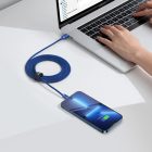 Baseus Crystal Shine USB-C - USB-C Kábel - 2m 5A 100W - Kék