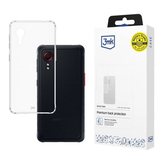 Samsung Galaxy Xcover 5 Tok - 3mk Armor Case - Átlátszó