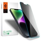 iPhone 13 / 13 Pro / 14 Kijelzővédő Üvegfólia - Spigen Glas.tR Slim Privacy