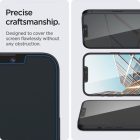 iPhone 13 / 13 Pro / 14 Kijelzővédő Üvegfólia - Spigen Glas.tR Slim Privacy