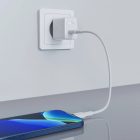 Acefast A21 Hálózati Töltő GaN 30W - USB-C - PD, QC 3.0, AFC, FCP - Fehér
