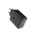 Acefast A9 Hálózati Töltő 40W - 2xUSB-C - Fekete