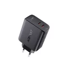 Acefast A9 Hálózati Töltő 40W - 2xUSB-C - Fekete