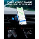 Acefast D7 Mágneses Autós Tartó - Fekete