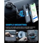 Acefast D7 Mágneses Autós Tartó - Fekete