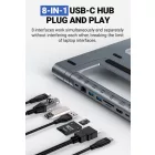 Acefast E5 PLUS USB-C Multifunkciós Laptop Állvány