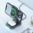 Acefast E3 Vezeték Nélküli MagSafe Töltő 15W - Fekete