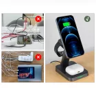 Acefast E3 Vezeték Nélküli MagSafe Töltő 15W - Fekete