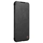 Samsung Galaxy S22+ Plus Tok - Nillkin Qin Pro Leather - Fekete