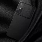 Samsung Galaxy S22+ Plus Tok - Nillkin Qin Pro Leather - Fekete