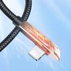 Joyroom Gaming USB-A - Lightning Kábel - 1.2m 2.4A - Ezüst