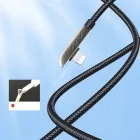 Joyroom Gaming USB-A - Lightning Kábel - 1.2m 2.4A - Ezüst