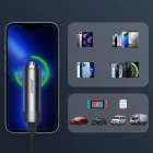Joyroom JR-CL13 Autós Töltő - 2xUSB-C - 50W - Szürke