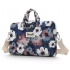 Canvaslife Briefcase Laptop Táska 15-16" - Kék-Virágos