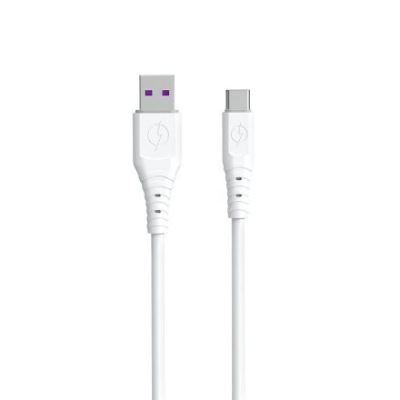 Dudao USB - USB-C Kábel - 1m 6A - Fehér