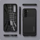 Samsung Galaxy S21 FE Tok - Spigen Rugged Armor - Fekete