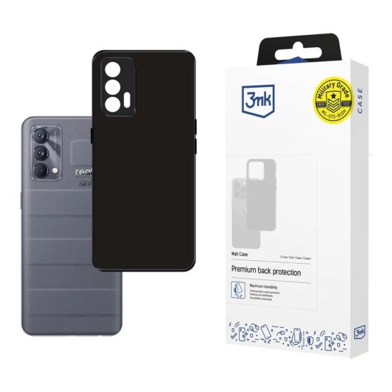 Realme GT Master Tok - 3mk Matt Case - Fekete