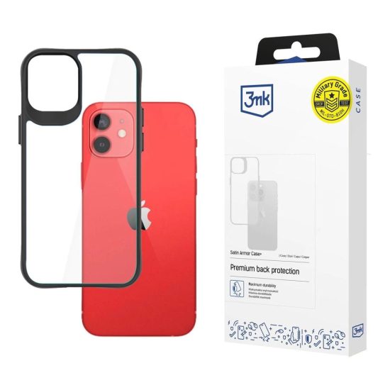 iPhone 12 Mini Tok - 3mk Satin Armor Case+
