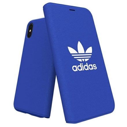 iPhone X / XS Tok - Adidas Booklet Canvas - Kék