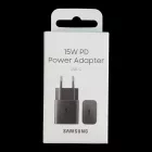 Samsung Hálózati Töltő 15W - USB-C - Fekete