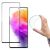 Samsung Galaxy A73 Kijelzővédő Üvegfólia - Wozinsky Full Cover Flexi Nano Glass - Fekete Kerettel