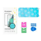 Samsung Galaxy A73 Kijelzővédő Üvegfólia - Wozinsky Full Cover Flexi Nano Glass - Fekete Kerettel