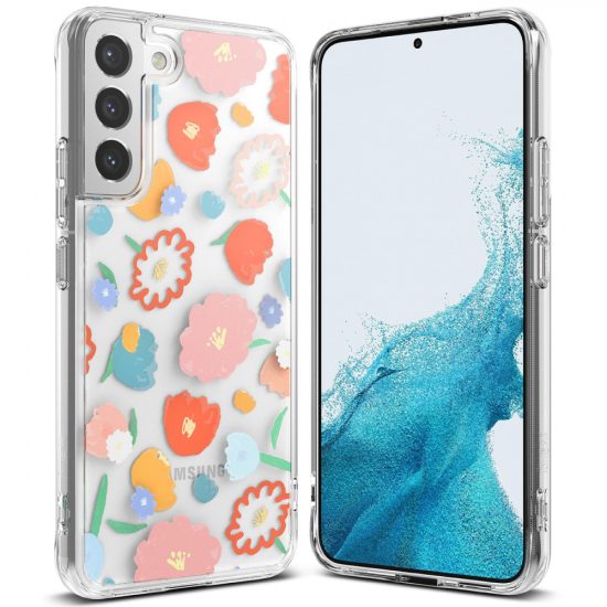 Samsung Galaxy S22+ Plus Tok - Ringke Fusion Design - Floral